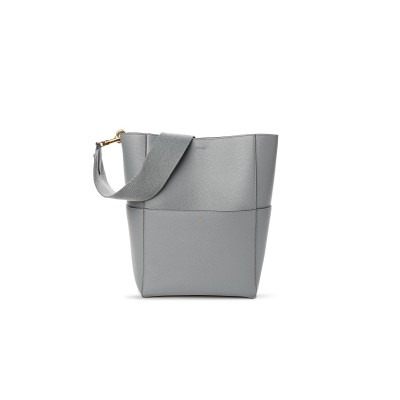 CELINE BUCKET BAG IN SANGLE SEAU PEBBLED CALFSKIN 176593AH4.19EB (33*23*17cm)